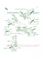 Footrests per Kawasaki Ninja ZX-6R 2008