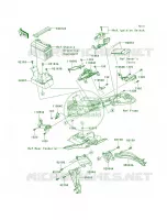 Frame FittingsRear per Kawasaki Ninja ZX-6R 2008