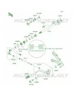 Gear Change Mechanism per Kawasaki Ninja ZX-6R 2008