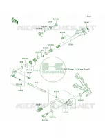 Gear Change Mechanism per Kawasaki Ninja ZX-6R 2008