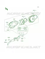 Meters per Kawasaki Ninja ZX-6R 2008