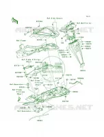 Rear Fenders per Kawasaki Ninja ZX-6R 2008