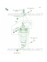 Shock Absorbers per Kawasaki Ninja ZX-6R 2008
