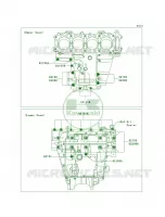 Crankcase Bolt Pattern per Kawasaki Ninja ZX-10R 2007