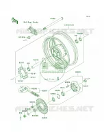 Rear WheelChain per Kawasaki Ninja ZX-10R 2007