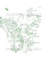 Battery Case per Kawasaki Ninja ZX-14 2007