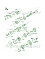 Transmission per Kawasaki Ninja ZX-14 2007