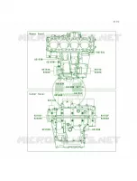 Crankcase Bolt Pattern per Kawasaki Ninja ZX-14 2007