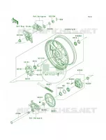 Rear WheelChain per Kawasaki Ninja ZX-14 2007