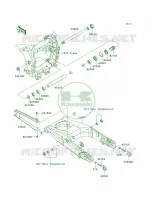 Swingarm per Kawasaki Ninja ZX-14 2007