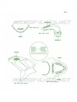 DecalsRedP7F per Kawasaki Ninja ZX-6R 2007