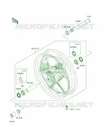 Front Hub per Kawasaki Ninja ZX-6R 2007