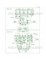 Crankcase Bolt Pattern per Kawasaki Ninja ZX-10R 2006