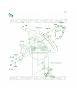 Front Fenders per Kawasaki Ninja ZX-10R 2006