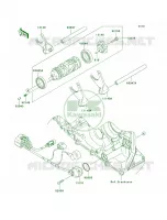 Gear Change DrumShift Forks per Kawasaki Ninja ZX-10R 2006