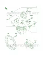 Rear Brake per Kawasaki Ninja ZX-10R 2006