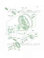 Rear WheelChain per Kawasaki Ninja ZX-10R 2006