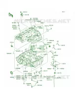 Crankcase per Kawasaki Ninja ZX-6RR 2006