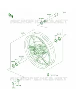 Front Wheel per Kawasaki Ninja ZX-6RR 2006