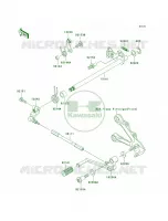 Gear Change Mechanism per Kawasaki Ninja ZX-6RR 2006