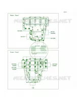 Crankcase Bolt Pattern per Kawasaki Ninja ZX-6R 2006