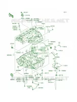 Crankcase per Kawasaki Ninja ZX-6R 2006