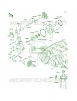 Oil PumpOil Filter per Kawasaki Ninja ZX-6R 2006