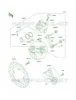 Rear Brake per Kawasaki Ninja ZX-6R 2006