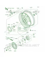 Rear WheelChain per Kawasaki Ninja ZX-6R 2006