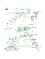 Fenders per Kawasaki Ninja ZX-10R 2005