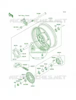 Rear WheelChain per Kawasaki Ninja ZX-10R 2005