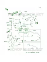 Air Duct per Kawasaki ZZR600 2005