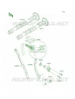 CamshaftsTensioner per Kawasaki ZZR600 2005