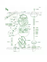 Carburetor Parts per Kawasaki ZZR600 2005
