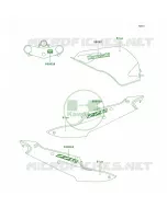 DecalsBlue per Kawasaki ZZR600 2005