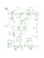 Ignition SwitchLocksReflectors per Kawasaki ZZR600 2005