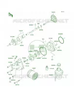 Oil PumpOil Filter per Kawasaki ZZR600 2005