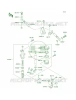 Rear Master Cylinder per Kawasaki ZZR600 2005