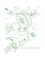 Rear WheelChain per Kawasaki ZZR600 2005