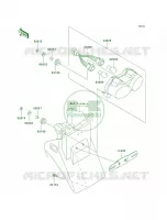 Taillights per Kawasaki ZZR600 2005