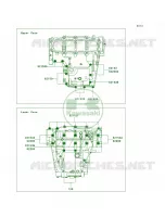 Crankcase Bolt Pattern per Kawasaki Ninja ZX-6RR 2005