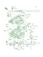 Crankcase per Kawasaki Ninja ZX-6RR 2005