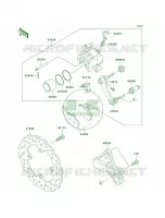Rear Brake per Kawasaki Ninja ZX-6RR 2005
