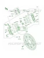 Front Brake per Kawasaki Ninja ZX-10R 2004
