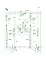 Front Fork per Kawasaki Ninja ZX-10R 2004