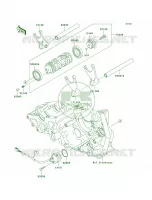 Gear Change DrumShift Forks per Kawasaki Ninja ZX-10R 2004