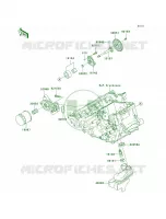 Oil PumpOil Filter per Kawasaki Ninja ZX-10R 2004
