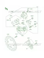 Rear Brake per Kawasaki Ninja ZX-10R 2004