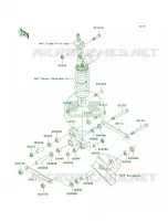 Rear Suspension per Kawasaki Ninja ZX-10R 2004
