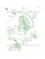 Rear WheelChain per Kawasaki Ninja ZX-10R 2004